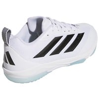 adidas Mens Adizero Impact 2.0 Baseball Turf Shoe, White/Black