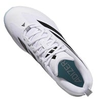 adidas Mens Adizero Impact 2.0 Baseball Turf Shoe, White/Black