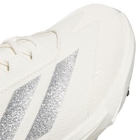 adidas Womens Adizero Instinct 2.0 Metal Softbal Cleats, White/Pink
