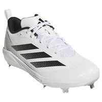 adidas Womens Adizero Instinct 2.0 Metal Softbal Cleats, White/Black