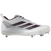 adidas Womens Adizero Instinct 2.0 Metal Softbal Cleats, White/Maroon