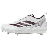 adidas Womens Adizero Instinct 2.0 Metal Softbal Cleats, White/Maroon