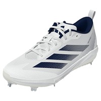 adidas Womens Adizero Instinct 2.0 Metal Softbal Cleats, White/Navy
