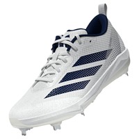 adidas Womens Adizero Instinct 2.0 Metal Softbal Cleats, White/Navy