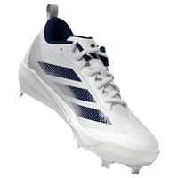 adidas Womens Adizero Instinct 2.0 Metal Softbal Cleats, White/Navy