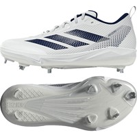 adidas Womens Adizero Instinct 2.0 Metal Softbal Cleats, White/Navy