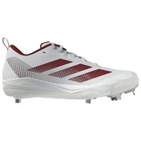 adidas Womens Adizero Instinct 2.0 Metal Softbal Cleats, White/Red