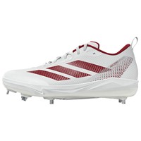 adidas Womens Adizero Instinct 2.0 Metal Softbal Cleats, White/Red