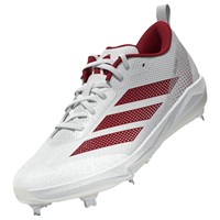 adidas Womens Adizero Instinct 2.0 Metal Softbal Cleats, White/Red