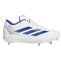 adidas Womens Adizero Instinct 2.0 Metal Softbal Cleats, White/Royal