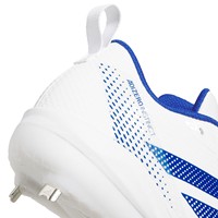 adidas Womens Adizero Instinct 2.0 Metal Softbal Cleats, White/Royal