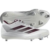 adidas Womens Adizero Instinct 2.0 Metal Softbal Cleats, White/Maroon