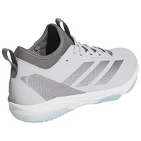 adidas Womens Instinct 2.0 Softball Turf Shoe, Green/Silver