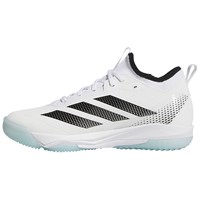 adidas Womens Instinct 2.0 Softball Turf Shoe, White/Black
