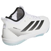 adidas Womens Instinct 2.0 Softball Turf Shoe, White/Black
