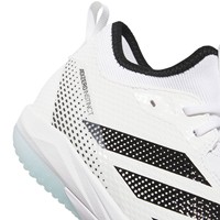 adidas Womens Instinct 2.0 Softball Turf Shoe, White/Black