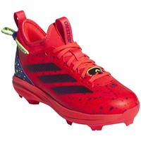 adidas Youth Adizero Impact TPU 2.0 SE Molded Baseball Cleats, Red/Blue