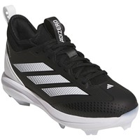adidas Youth Adizero Impact TPU 2.0 Molded Baeball Cleat, Black/White