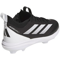 adidas Youth Adizero Impact TPU 2.0 Molded Baeball Cleat, Black/White