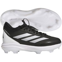 adidas Youth Adizero Impact TPU 2.0 Molded Baeball Cleat, Black/White