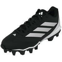 adidas Youth Adizero Impact TPU MD 2.0 Molded Baseball Cleats, Black/White