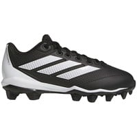 adidas Youth Adizero Impact TPU MD 2.0 Molded Baseball Cleats, Black/White