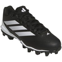 adidas Youth Adizero Impact TPU MD 2.0 Molded Baseball Cleats, Black/White
