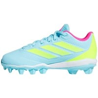 adidas Youth Adizero Impact TPU MD 2.0 Molded Baseball Cleats, Light Blue