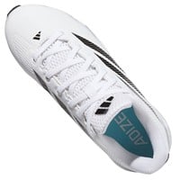 adidas Youth Adizero Impact TPU MD 2.0 Molded Baseball Cleats, White/Black