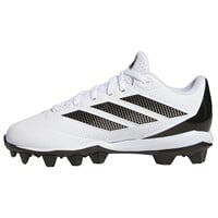 adidas Youth Adizero Impact TPU MD 2.0 Molded Baseball Cleats, White/Black