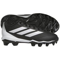 adidas Youth Adizero Impact TPU MD 2.0 Molded Baseball Cleats, Black/White
