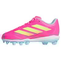 adidas Youth Adizero Insinct MD 2.0 Molded Softball Cleats, Pink/Blue