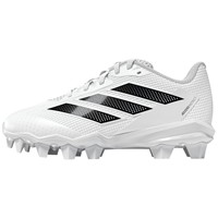 adidas Youth Adizero Insinct MD 2.0 Molded Softball Cleats, White/Black