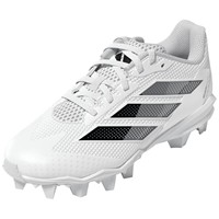 adidas Youth Adizero Insinct MD 2.0 Molded Softball Cleats, White/Black