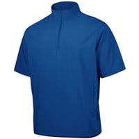 Richardson Men's PTS Barrage Short Sleeve Wind Shirt Cage Jacket, Royal