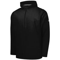 Richardson Men's PTS Barrage Long Sleeve Hooded Wind Shirt Cage Jacket, Black