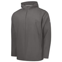 Richardson Men's PTS Barrage Long Sleeve Hooded Wind Shirt Cage Jacket, Charcoal