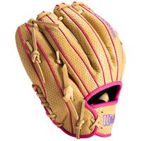 Wilson Exclusive A1000 1786 11.5in Baseball Glove (WBW103467115), Blonde/Pink