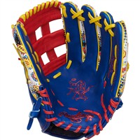 Rawlings HOH ColorSync 9.0 12.75in Baseball Glove (PROR3039-6RSS), Royal/Scarlet