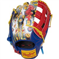Rawlings HOH ColorSync 9.0 12.75in Baseball Glove (PROR3039-6RSS), Royal/Scarlet