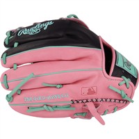 Rawlings HOH ColorSync 9.0 12.25in Baseball Glove (PROR207-6BP), Black/Pink