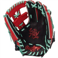 Rawlings HOH ColorSync 9.0 11.5in Baseball Glove (PROR204W-32BS), Black/Scarlet