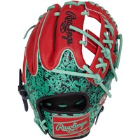 Rawlings HOH ColorSync 9.0 11.5in Baseball Glove (PROR204W-32BS), Black/Scarlet
