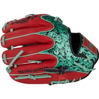 Rawlings HOH ColorSync 9.0 11.5in Baseball Glove (PROR204W-32BS), Black/Scarlet