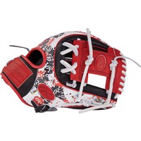 Rawlings HOH ColorSync 9.0 11.5in Baseball Glove (PROR314-2BSS), Black/Scarlet