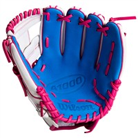 Wilson Exclusive A1000 1786 11.5in Baseball Glove (WBW103468115), White/Blue
