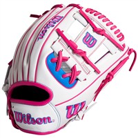 Wilson Exclusive A1000 1786 11.5in Baseball Glove (WBW103468115), White/Blue