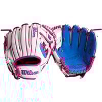 Wilson Exclusive A1000 1786 11.5in Baseball Glove (WBW103468115), White/Blue