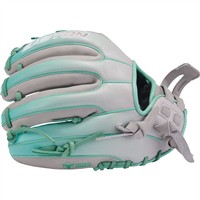 Easton ColorSplash 2.0 11.75in Fastpitch Softball Glove (PCFP715-2C), Grey/Mint