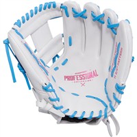 Easton ColorSplash 2.0 11.75in Fastpitch Softball Glove (PCFP715-2C), White/Blue
